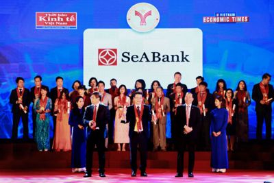 SeABank lần thứ 9 liên tiếp nhận giải thưởng thương hiệu mạnh Việt Nam