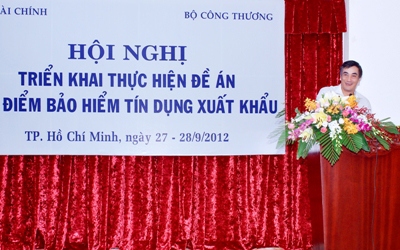 Liên Bộ Tài chính và Công thương phối hợp thúc đẩy triển khai bảo hiểm tín dụng xuất khẩu 