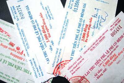 Siết chặt quản lý việc tự in biên lai thu phí, lệ phí Siết chặt quản lý việc tự in biên lai thu phí, lệ phí