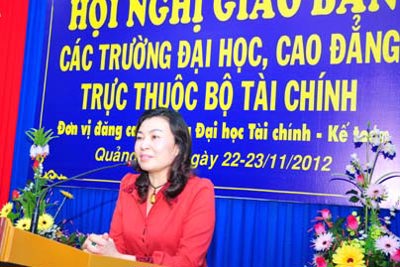 Hội nghị giao ban các trường đại học, cao đẳng thuộc Bộ Tài chính