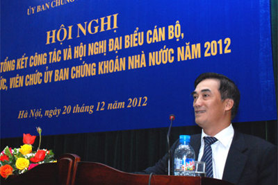  Ủy ban Chứng khoán Nhà nước tổ chức Hội nghị tổng kết công tác năm 2012 