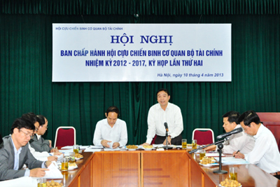 Hội nghị Ban chấp hành Hội cựu chiến binh cơ quan Bộ Tài chính nhiệm kỳ 2012-2017