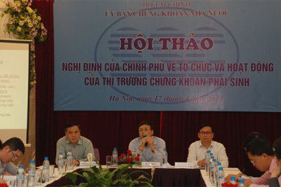 Lấy ý kiến xây dựng dự thảo Nghị định về thị trường chứng khoán phái sinh 