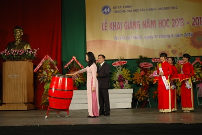 Trường Đại học Tài chính Marketing khai giảng năm học mới
