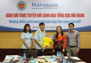 Giao lưu trực tuyến "Những điểm mới trong Dự thảo Luật Hải quan sửa đổi"