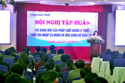Tập huấn, cập nhật chính sách thuế mới cho 30 cục Thuế phía Bắc Tập huấn, cập nhật chính sách thuế mới cho 30 cục Thuế phía Bắc