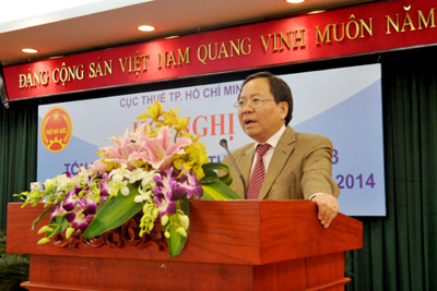 Năm 2014: Cục Thuế TP. Hồ Chí Minh phấn đấu vượt dự toán thu ngân sách 8%