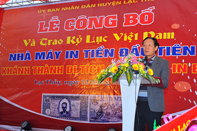 Phát huy giá trị lịch sử Di tích Nhà máy in tiền Tài chính tại Đồn điền Chi nê 