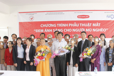  Dai-ichi Life Nhật Bản tài trợ Chương trình phẫu thuật mắt từ thiện “Đem ánh sáng cho người mù nghèo” 