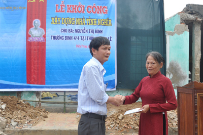 Khởi công xây nhà tình nghĩa tại xã Triệu Trung huyện Triệu Phong Khởi công xây nhà tình nghĩa tại xã Triệu Trung huyện Triệu Phong