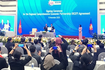 Hiệp định Đối tác kinh tế toàn diện khu vực sẽ có hiệu lực vào tháng 1/2022