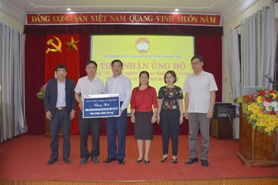 Công ty Điện lực Điện Biên quyên góp ủng hộ đồng bào miền Trung