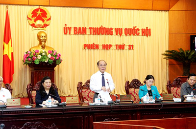 Khai mạc phiên họp thứ 31 của Ủy ban Thường vụ Quốc hội