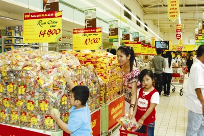 Rộn ràng vào mùa hàng Tết Rộn ràng vào mùa hàng Tết