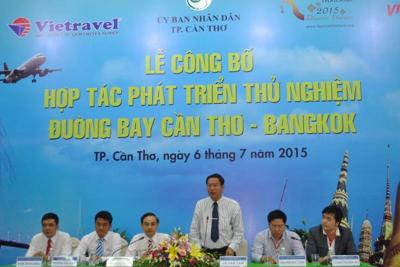 Vietravel phối hợp Thái VietJet Air mở đường bay Cần Thơ-Bangkok 