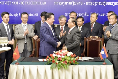Bộ Tài chính Việt Nam và Bộ Tài chính Lào ký Thỏa thuận hợp tác giai đoạn 2016 – 2020 