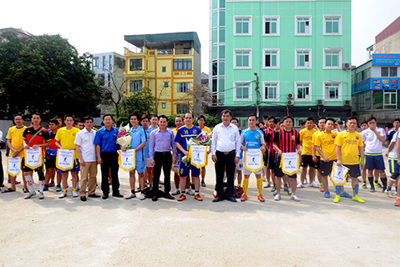 Khai mạc giải bóng đá thanh niên Bộ Tài chính Khai mạc giải bóng đá thanh niên Bộ Tài chính
