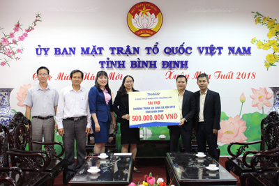Thaco tặng 25 tỷ đồng ủng hộ người nghèo đón Tết