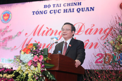 Phó Chủ tịch Quốc hội Phùng Quốc Hiển chúc Tết cán bộ, công chức, viên chức Tổng cục Hải quan   
