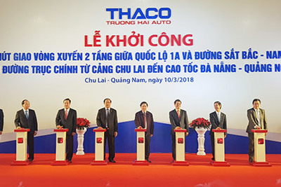 THACO đầu tư 600 tỷ đồng xây dựng nút giao trên Quốc lộ 1A
