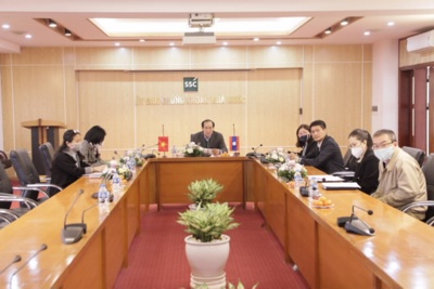 Ủy ban Chứng khoán Nhà nước Việt Nam và Ủy ban Chứng khoán Lào triển khai chương trình hợp tác năm 2022