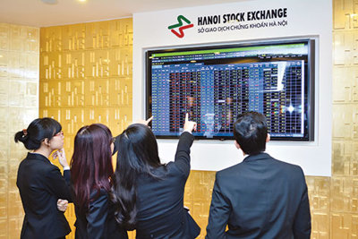 Tháng 1, HNX-Index tăng 5,4%, giá trị giao dịch cổ phiếu niêm yết tăng 52,7%