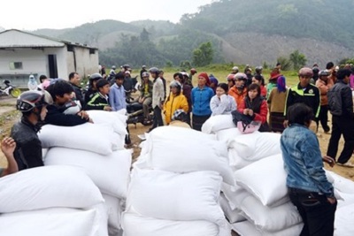 Hỗ trợ gạo cho tỉnh Tuyên Quang và tỉnh Quảng Trị trong thời gian giáp hạt