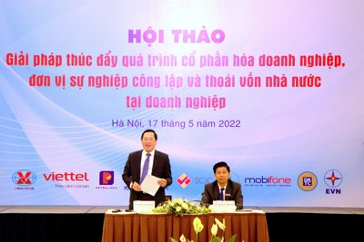THÚC ĐẨY CỔ PHẦN HÓA DOANH NGHIỆP, ĐƠN VỊ SỰ NGHIỆP CÔNG LẬP VÀ THOÁI VỐN NHÀ NƯỚC TẠI DOANH NGHIỆP