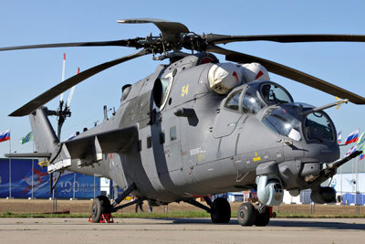 "Xe tăng bay" Mi-35M của Nga tại chiến trường Ukraine