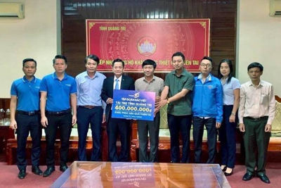Bảo Việt ủng hộ gần 3 tỷ đồng hỗ trợ các tỉnh miền Trung  khắc phục hậu quả bão lũ