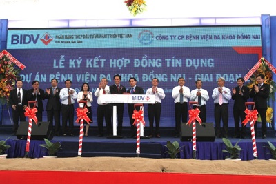 Ký kết hợp đồng tín dụng tài trợ gần 1.000 tỷ đồng xây dựng Bệnh viện Đa khoa Đồng Nai 