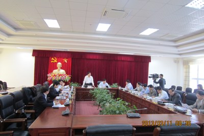 Ban Kinh tế Trung ương làm việc với tỉnh Lai Châu về chương trình chủ động ứng phó với biến đổi khí hậu