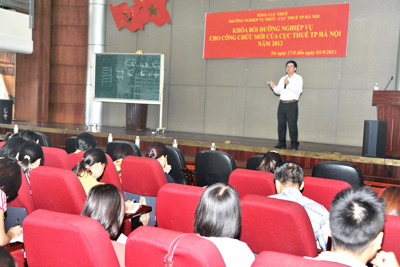 Cục Thuế TP. Hà Nội: Bồi dưỡng nghiệp vụ cho công chức mới Cục Thuế TP. Hà Nội: Bồi dưỡng nghiệp vụ cho công chức mới