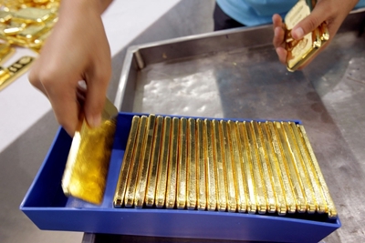  Dự trữ vàng của các quỹ xuống thấp nhất 10 năm