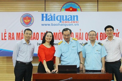 Báo Hải quan điện tử ra mắt giao diện mới 