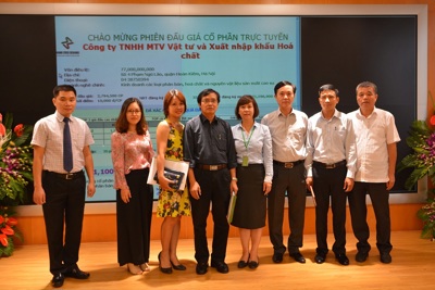 Đấu giá gần 2,8 triệu cổ phần VINACHIMEX Đấu giá gần 2,8 triệu cổ phần VINACHIMEX