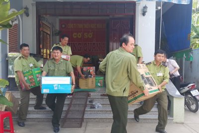Xử lý mạnh tay với cơ sở bán hàng đa cấp vi phạm Xử lý mạnh tay với cơ sở bán hàng đa cấp vi phạm