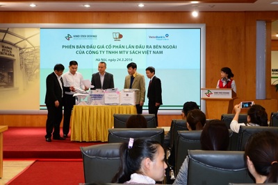 243 nhà đầu tư tham dự phiên IPO Công ty Sách Việt Nam