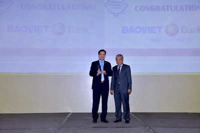 BAOVIET Bank nhận giải thưởng Ngân hàng Vì cộng đồng tiêu biểu 2016