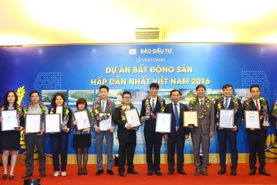 Vinh danh Dự án bất động sản hấp dẫn nhất 2016 