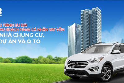 MB dành 1500 tỷ đồng vốn vay ưu đãi vay mua nhà chung cư, đất dự án và ô tô