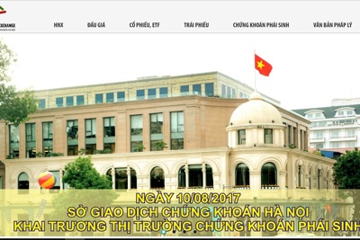 Có trang thông tin riêng về thị trường chứng khoán phái sinh