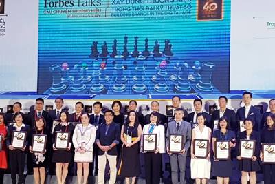 Bảo Việt tiếp tục khẳng định vị thế tại TOP 40 thương hiệu giá trị nhất Việt Nam năm 2018