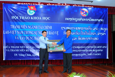 Tăng cường hợp tác giữa Đoàn Thanh niên Bộ Tài chính Việt Nam - Lào