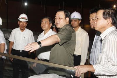 Thi công công trình nhà Quốc hội