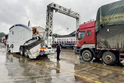 Hải quan Hữu Nghị tạo điều kiện cho phương tiện chở hàng xuất khẩu