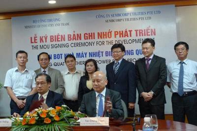 Sembcorp phát triển Dự án BOT Nhiệt điện Dung Quất
