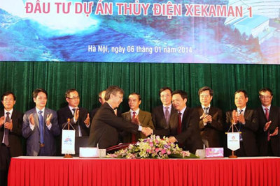 200 triệu USD xây dự án thủy điện Xekaman 1