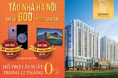 Roman Plaza giải quyết bài toán tài chính cho người mua nhà