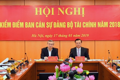 Ban Cán sự Đảng Bộ Tài chính tổ chức hội nghị kiểm điểm công tác năm 2018
